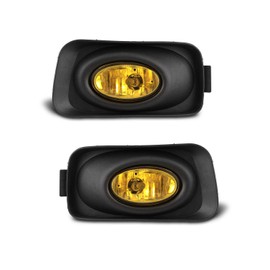 Fog Lights for 2004-2005 Acura TSX OEM Replacement Fog Lamps With Yellow Lens 2PCS AUTOWIKI