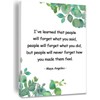 Inspirational Canvas Wall Art Motivational I've Learned That People Will