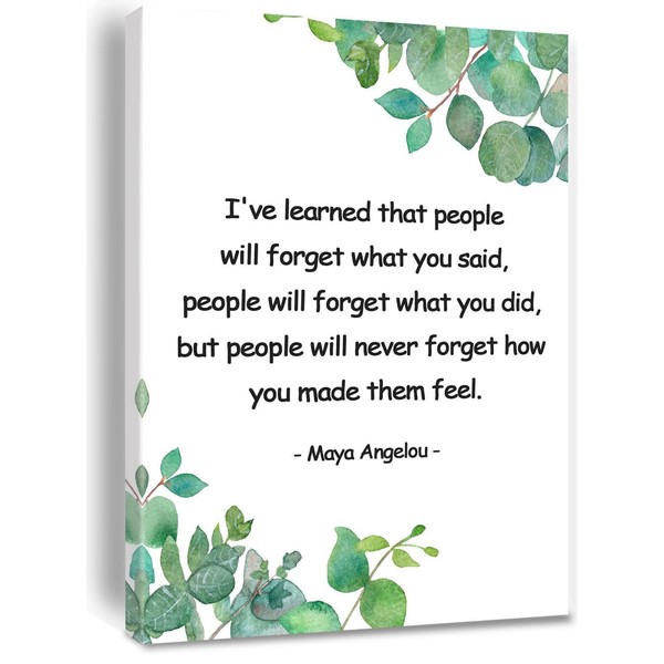 Inspirational Canvas Wall Art Motivational I've Learned That People Will