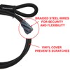 Master Lock Cable Lock, Looped End Cable for Use With