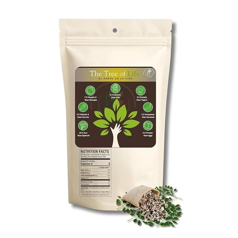 BEXPERTSUSA Store Moringa Seeds (Semillas) – 3.5 oz (Approx. 350