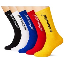 Mxthersocker Essential 5 Pack Socks, Multi Yellow, S