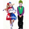 Honlley Halloween Harley/Joker Makeup Kit for Women Girls Costume Cosplay