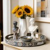 Fuukou Round Serving Tray with Handles - Boho Coffee Table