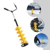 8" Drill Bit Cordless Nylon Ice Drill Auger Stainless Steel