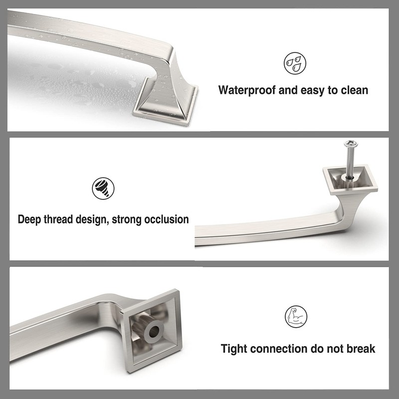 Coinkoly 10 Pack Cabinet Pulls 3 Inch(76mm) Hole Center Kitchen