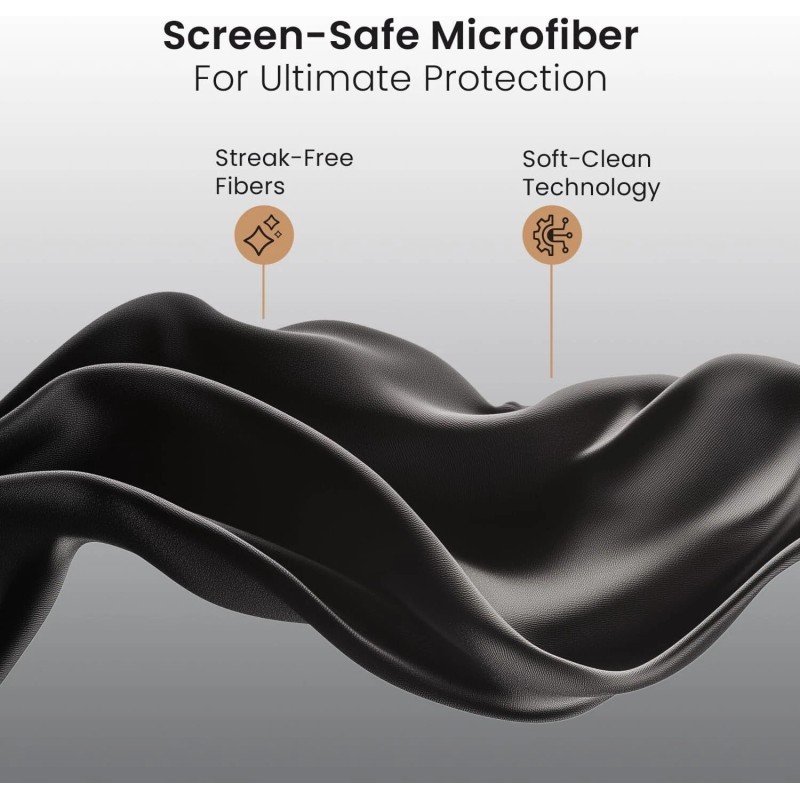 EVEO Eyeglass Cleaner Spray -No Streaks Technology with Microfiber Cleaning