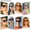 Dollger Polarized Sunglasses for Women Men Oversized Square Women Trendy
