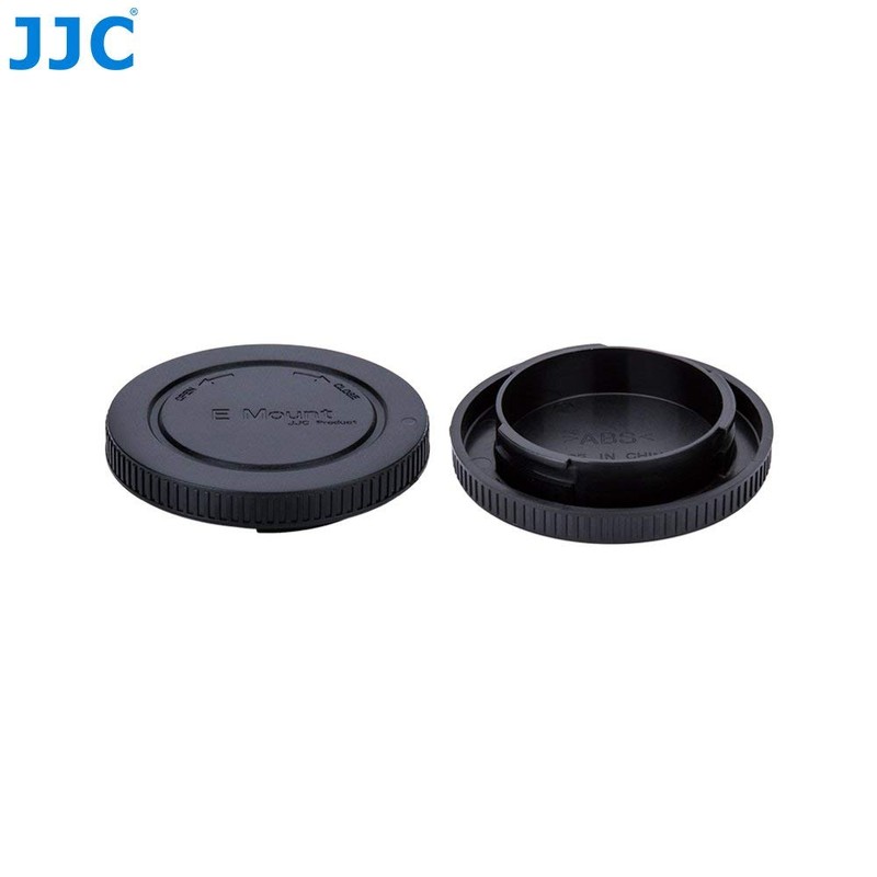 JJC Housing Cap + Rear Lens Cap for Sony E