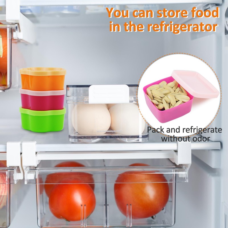 YUUTIAL Pack of 15 Small Containers with Lids, Plastic, Storage