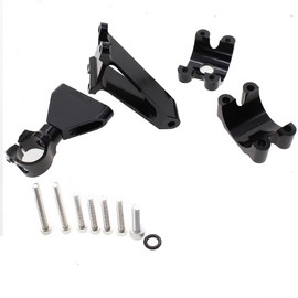 Fit For CBR600F F4 F4i(41mm) 1999 2000 2001 2002 2003 Motorcycle Steering Damper Stabilizer Buffer Control Bar with Mounting Bracket Support Kit Full Set black