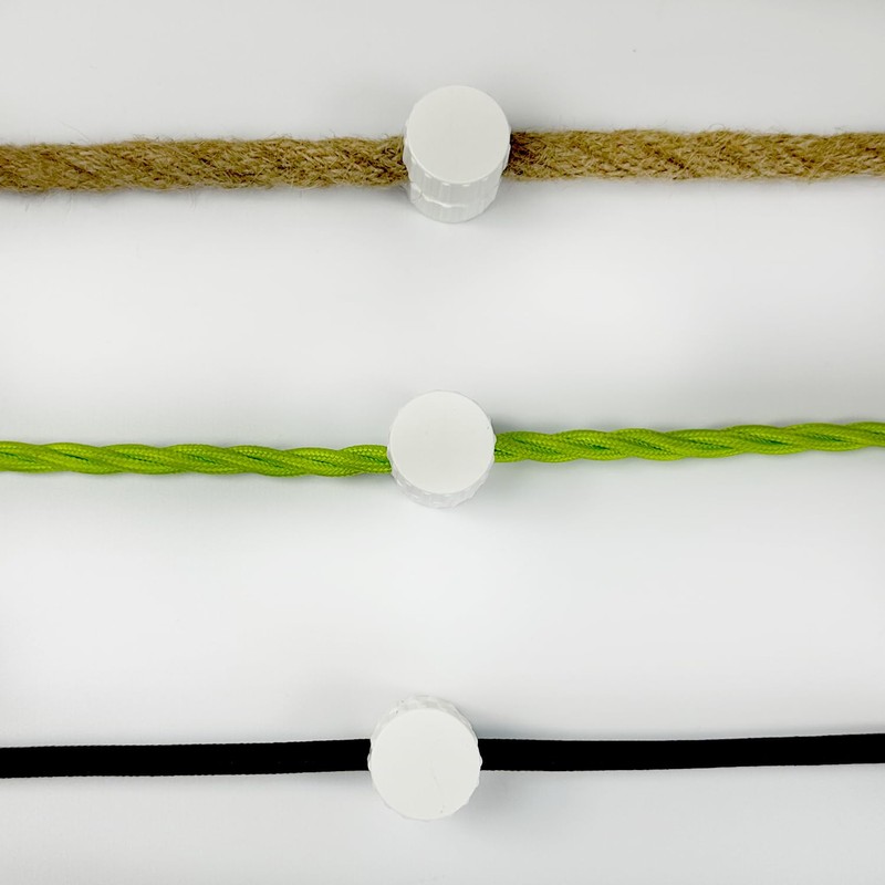 QuirkLz Pack of 12 Monkey Swing Surface-Mounted Cable Holders -