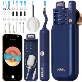 Bebird Pro Earwax Removal Kit with Flexible Otoscope Camera Light & Wireless Visual Ear Tweezers and Multiple Tools Ear Cleaning Kit for Adults & Kids Family Ear Care