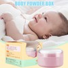Powder Puff Case,Portable Bath Dusting Storage - Dusting Holder Container