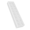 Rectangular Floral Centerpiece Clear Acrylic Flower Vase for Dining Table