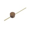 Pastlla 15.7 Inch Wooden Towel Racks for Bathroom-Walnut