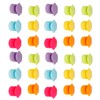 5Set Drink Markers Innovative Tongue Shape Silicone Wine Glass Cup