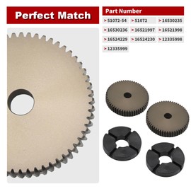 Nakkaa 51072-54 Headlight Headlamp Motor Repair Kit with Fix Brass Gear Compatible with Corvette C5 2000-2004 Firebird Trans Am 1993-2002 Sunbird 1992-1994 Saturn SC SL 1991-1996