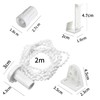 GisWell Set of 2 Brackets for Roller Blind, 17 mm