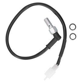 Aramox Hydraulic Brake Light Switch, M10x1.25 Bolt Pitch Steel, Pressure Switch, Automatic Operation, With Plug