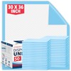 Tear-Resistant Disposable Bed Pads 36" x 30" 50 Count Absorbent
