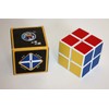 Cube Puzzle Brain Teaser Magic Cube Puzzle 2x2, White