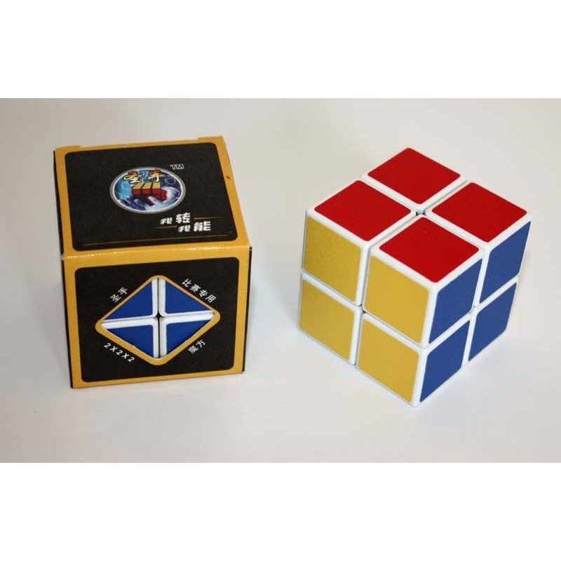 Cube Puzzle Brain Teaser Magic Cube Puzzle 2x2, White
