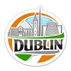 Dublin Ireland - 12" Vinyl Sticker Waterproof Decal