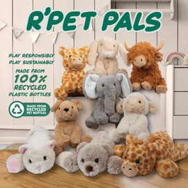 Lesser & Pavey Rpet Pals Binky Sitting Bunny Teddy For Kids | Made Up of Recycled Bottles | Stuffed Animal Soft Toys | Ideal For Birthday or Baby Gift