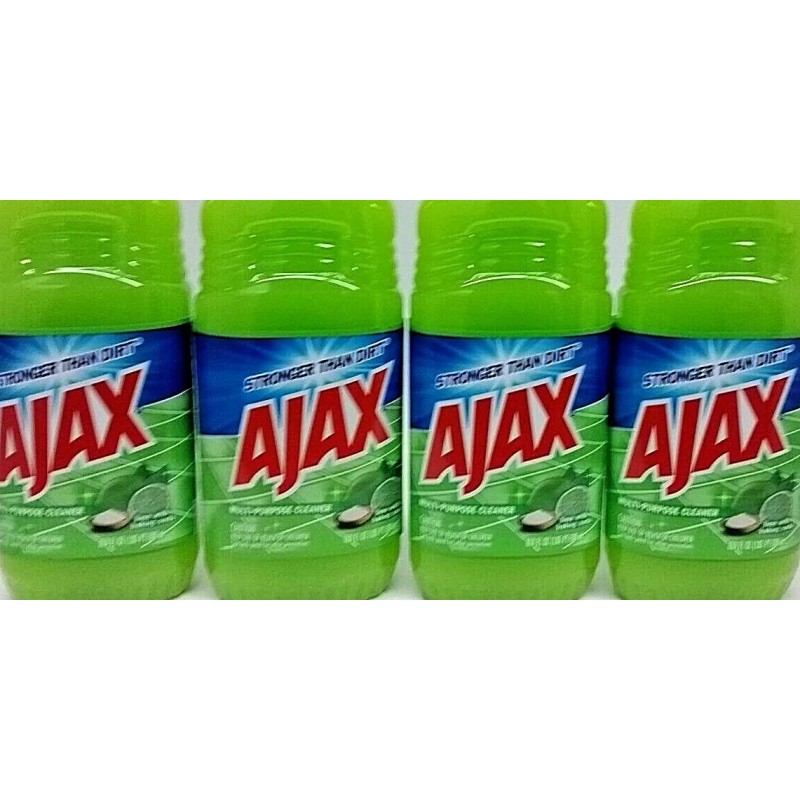Ajaxx (LOT 4 Bottles) Ajax LIME w/ Baking Soda All
