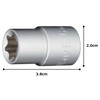Tone 4TX-E16 E Type Torx Socket 0.5 inch (12.7 mm)