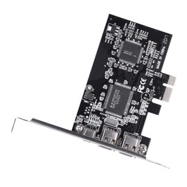 Socobeta Plug and Play Firewire Cable High Speed PCI E-Controller Card Simultaneous Operation Computer