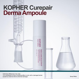Kopher Curepair Derma Ampoule Mist [4ever Edition] with 10GF Skin Renewal & Brightening Ampoule for Sensitive Skin - Reduces Wrinkles, Improves Skin Tone, Korean Skincare (3.38 fl.oz.)