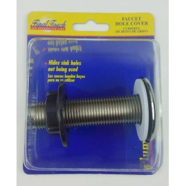 Final Touch PlumBest Polished Nickel Plastic Faucet Hole Cover Sink Plug