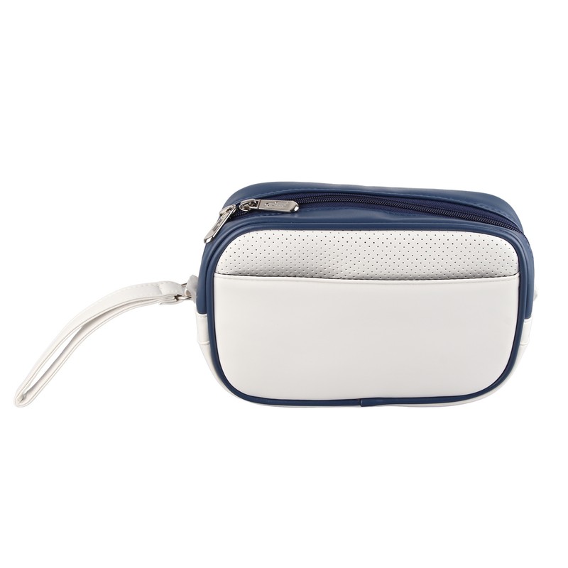 PU Leather Golf Ball Pouch Bag Tee Holder Handbag Storage
