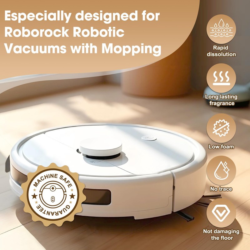 ZORAST Lavender Scent Floor Cleaning Solution, Compatible with All Roborock