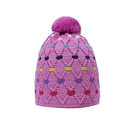 Döll Baby Girls' Knitted Bobble Hat, Red (Cyclamen 2102)