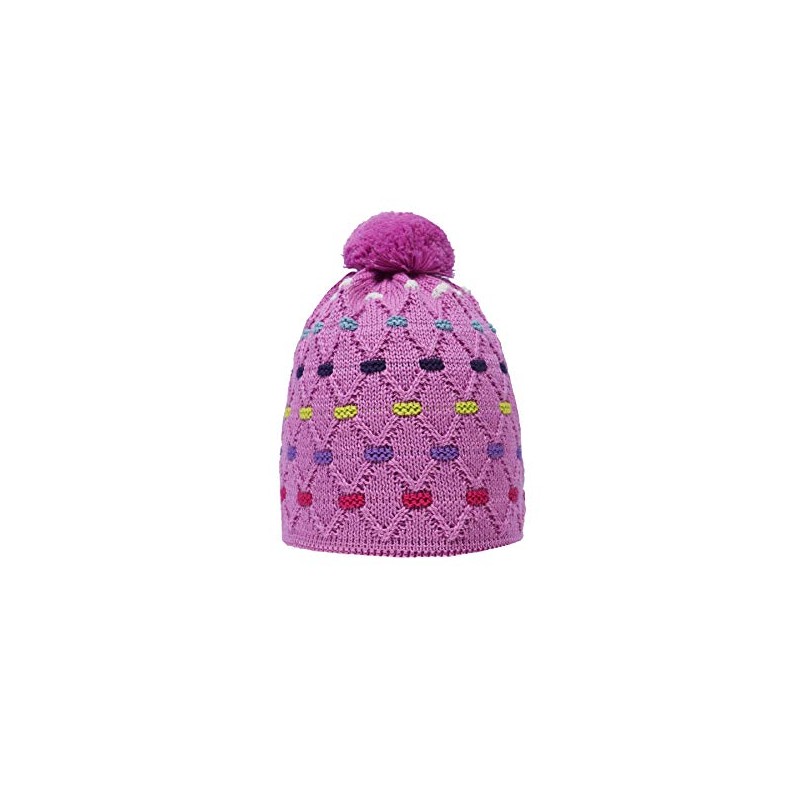 Döll Baby Girls' Knitted Bobble Hat, Red (Cyclamen 2102)