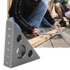 Aluminum Alloy Right Angle Ruler, Mini Portable Metal Angle Ruler,
