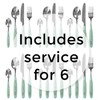 Silverware Flatware Cutlery Set - Stainless Steel 24 Pc Flatware