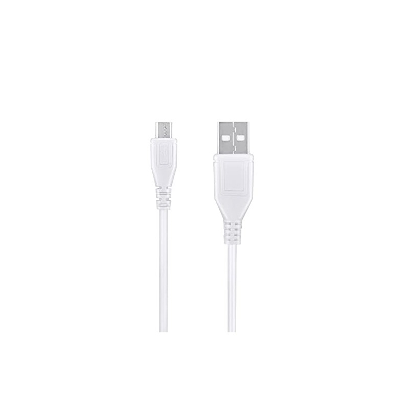 Digipartspower 5ft White Micro USB Charger Cable for Cowin E7