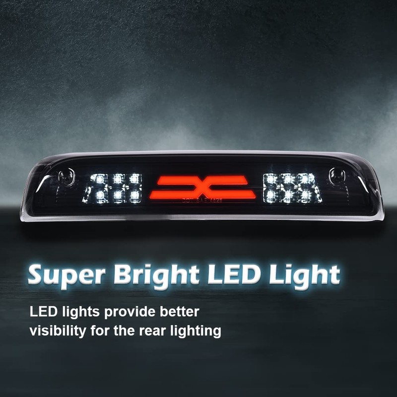 ALLGOOD LED 3rd Third Brake Light, Compatible with Sierra/Silverado 2014-2020,
