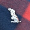Beautiful Moon Gazing Hare Figurine, Handcast in Fine Pewter by