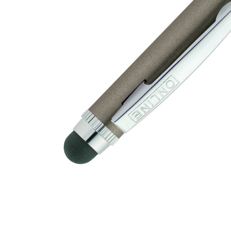 Online 31136/3D 3-Action Pen, 2-Colour Ballpoint Pen and Stylus Tip,