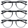 OPULIZE Met - Blue Light Blocking Glasses 3 Pack Slim