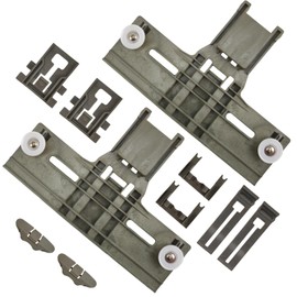 W10350375 Dishwasher Top Rack Adjuster Compatible with Kenmore Whirlpool Dishwasher, Replaces 3516330 AP5957560 PD00007293 W10250159 EAP10065979 W10712395 Upper Rack Parts