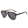 WOODONLY Aviator Wood Polarized Sunglasses - Cool Style Wooden Sun