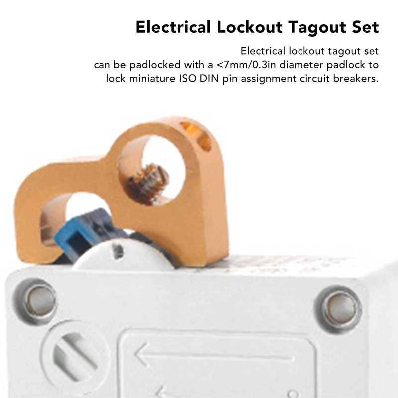 Lockout Tagout Lock, Aluminium Alloy Microelectric Lockout Padlock, Lockout Tagout