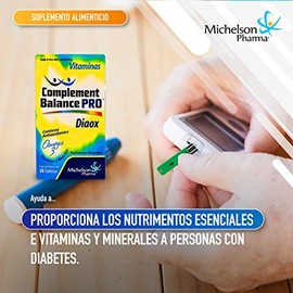 Complement Balance Pro DIAOX - Suplemento alimenticio, contiene magnesio y omega 3, adicionado con vitaminas y minerales. 3 PACK