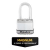 Master Lock Silver Magnum Outdoor Padlock with Key, Keyed Alike